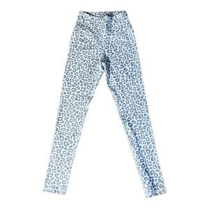 NEW. La Hana Active Pink and Brown Cheetah Leggings XS